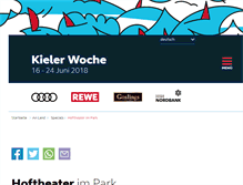 Tablet Screenshot of kieler-woche-hoftheater.de